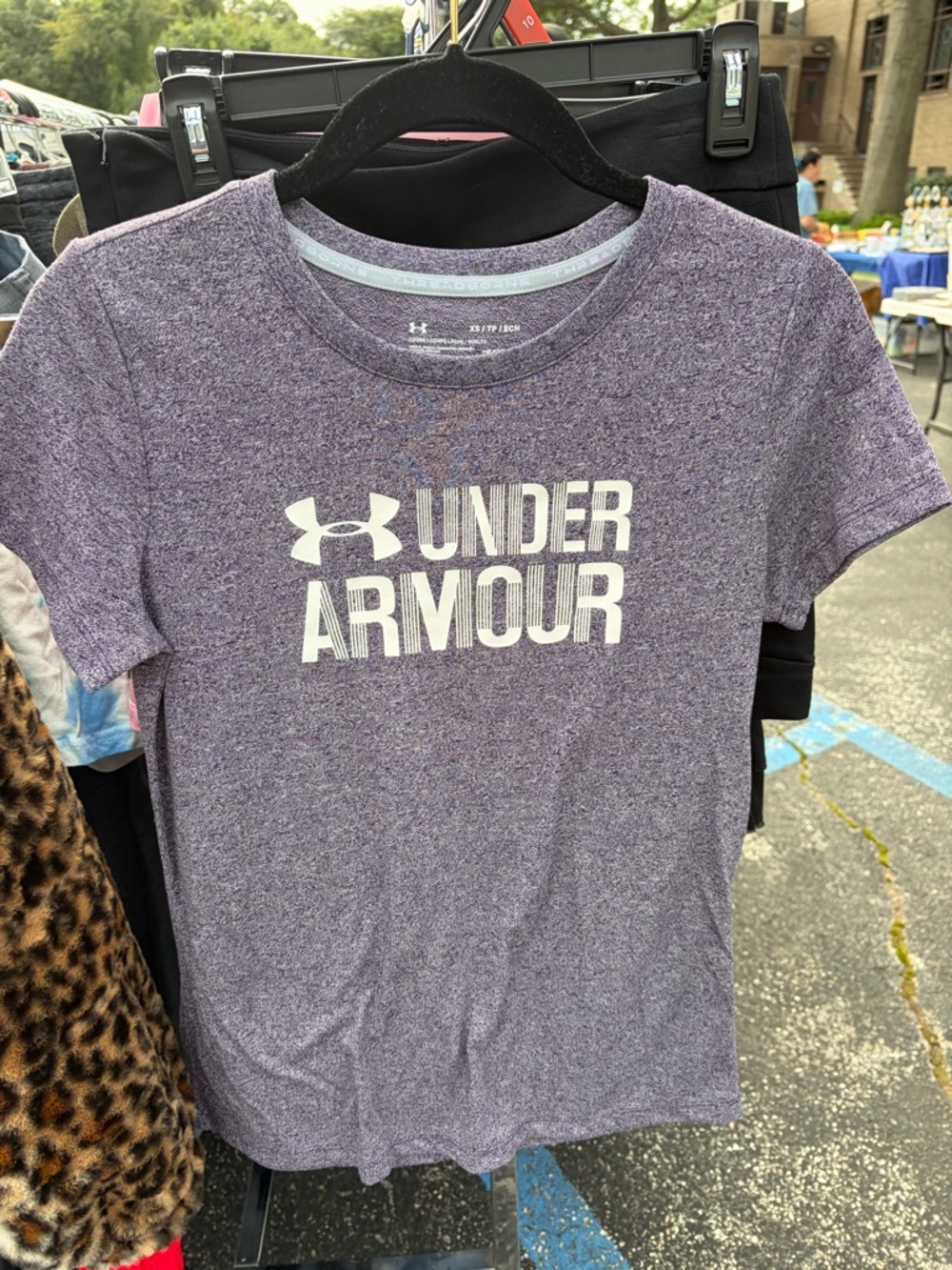 Under Armour women’s' Purple Logo Tee